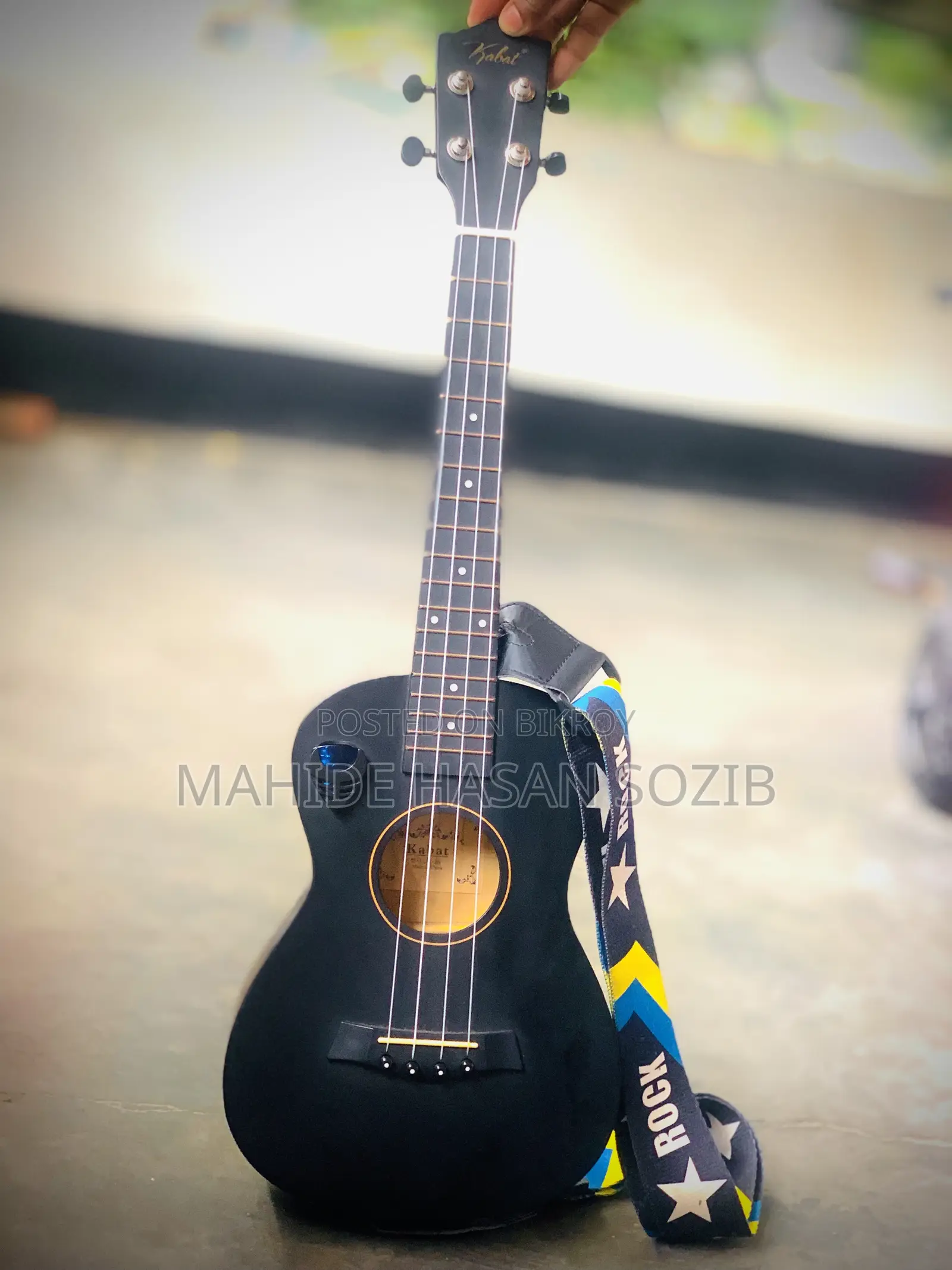 26-inch Tenor Ukulele - Matte Black (Fresh)