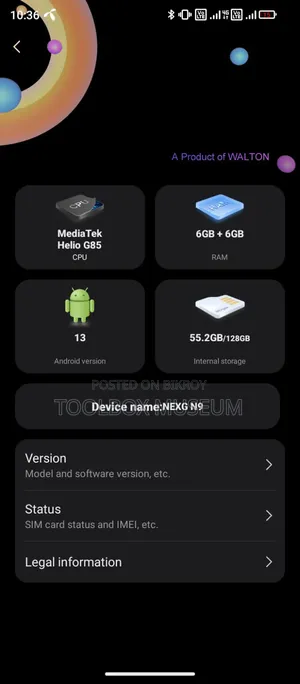 Walton NEXG N9 128 GB