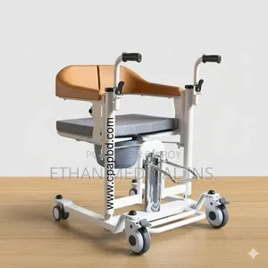 Multifunctional Patient Lifting With Commode Wheelchair