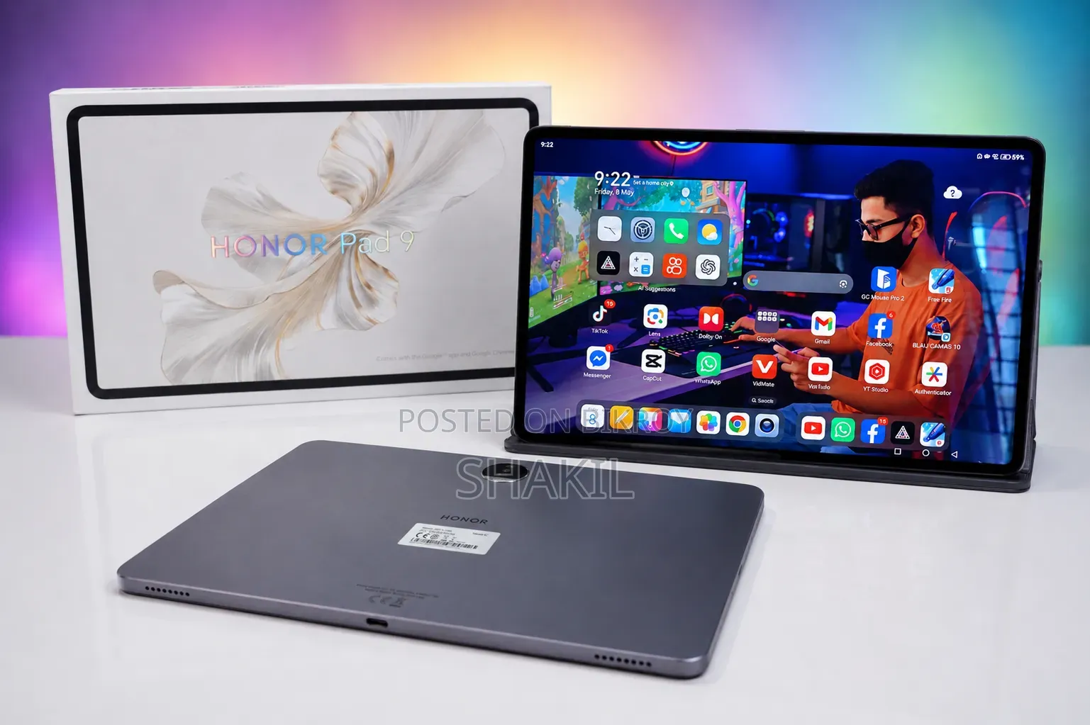 New Honor Pad 9 256 GB Silver