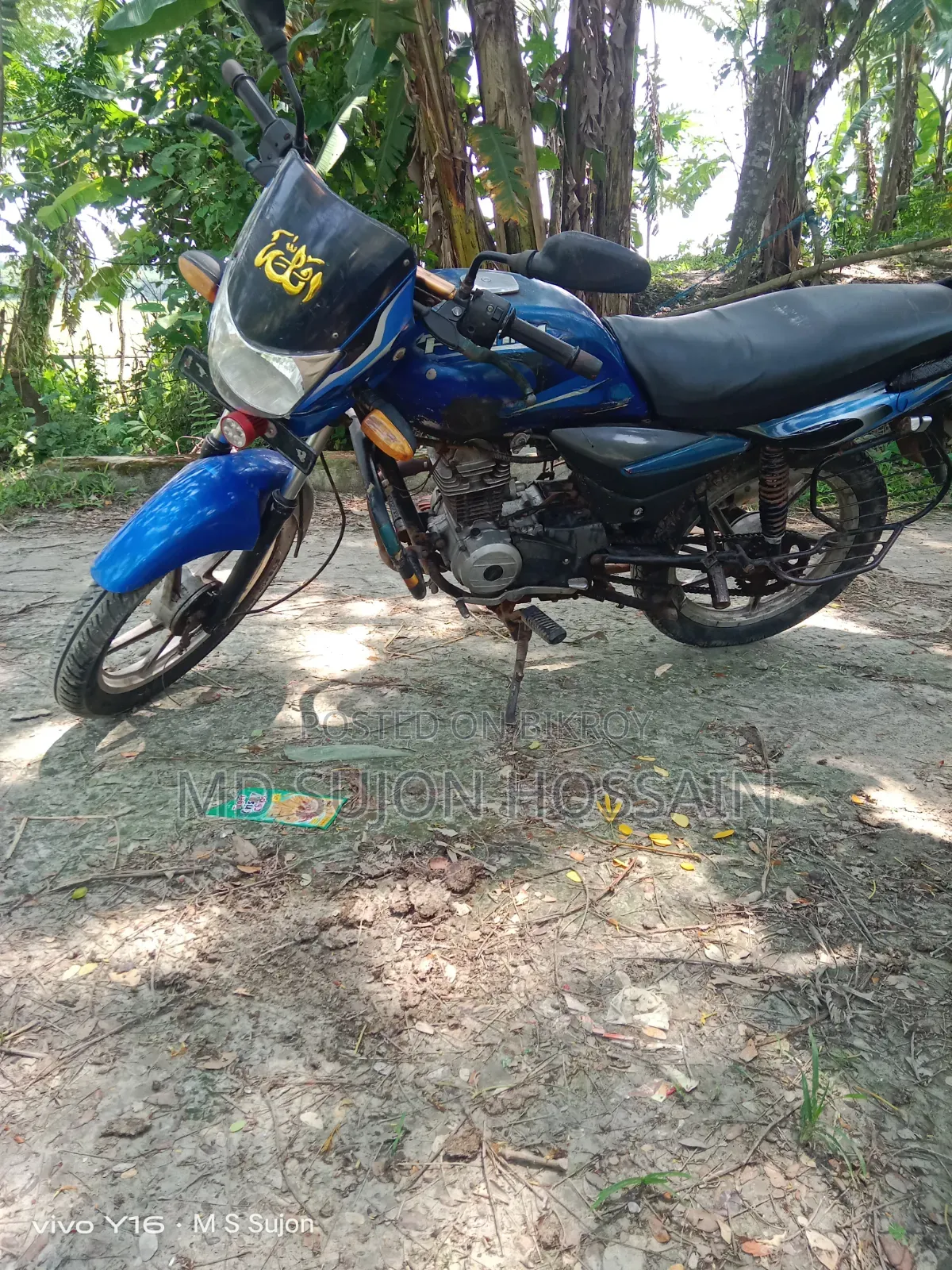 Bajaj Platina 100 2016 Blue