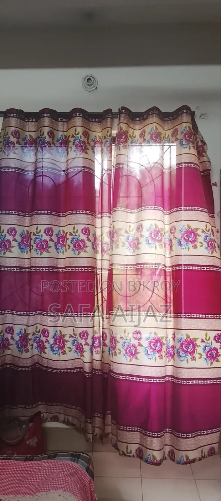 Pink Curtains