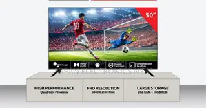 Sony Plus 50" Frameless Android Smart Tv 5 Years Guaranty