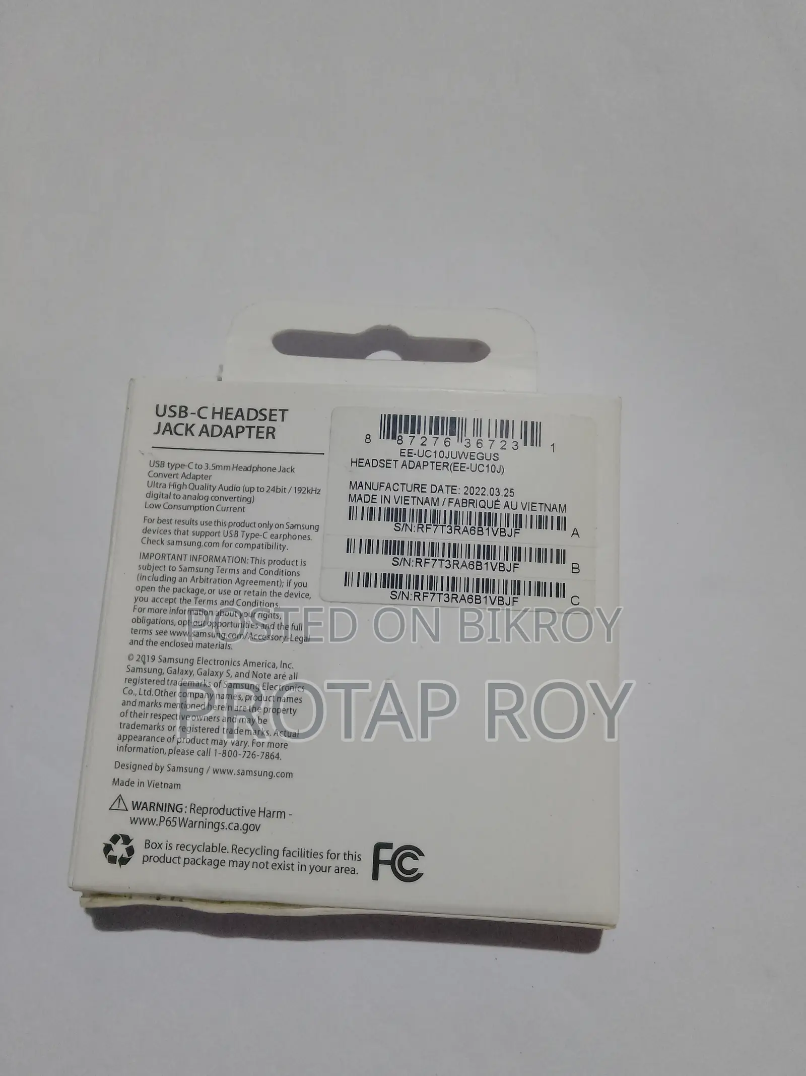 Samsung Type C to 3.5mm Headphones Jack