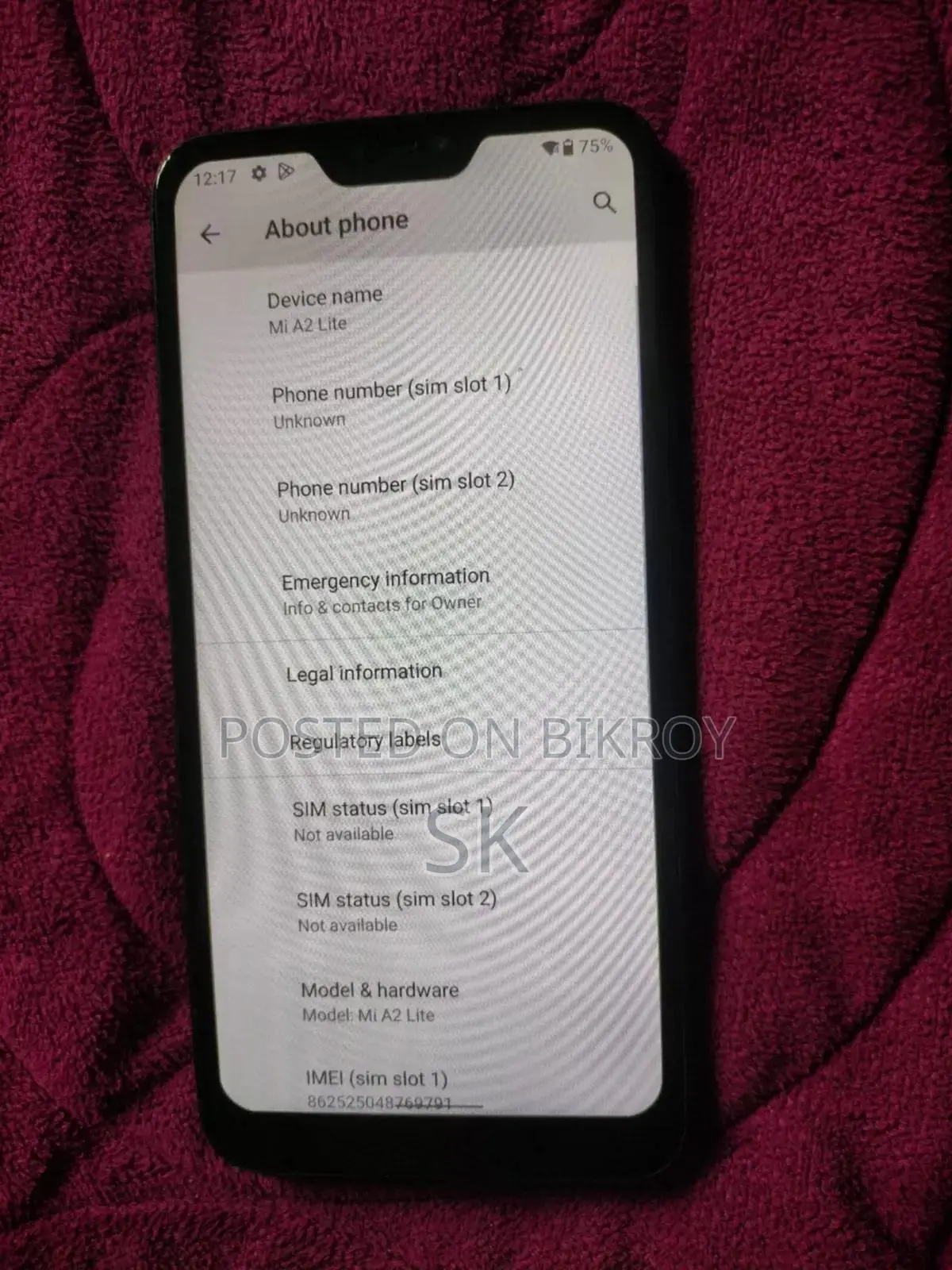 Xiaomi Mi A2 Lite 32 GB Black