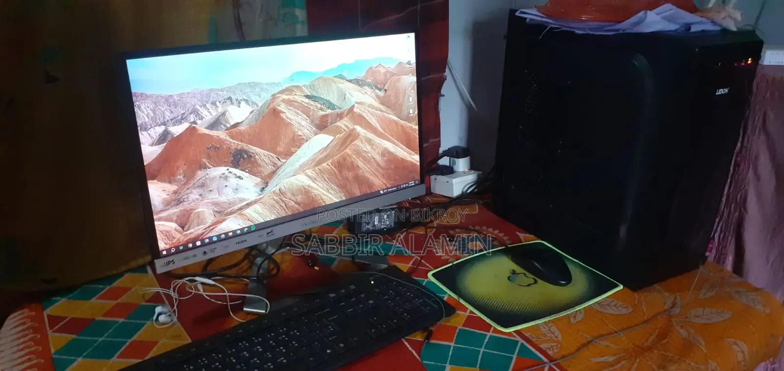 ডেস্কটপ কম্পিউটার MSI মডেল 4GB Intel Core I3 HDD+SSD 1T