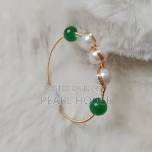 Original Pearl Adjustable Bracelet With Gold Plating Body