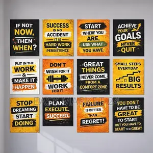 Premium Motivational Wall Frame