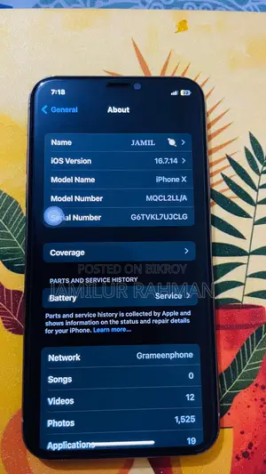 Apple iPhone X 64 GB White