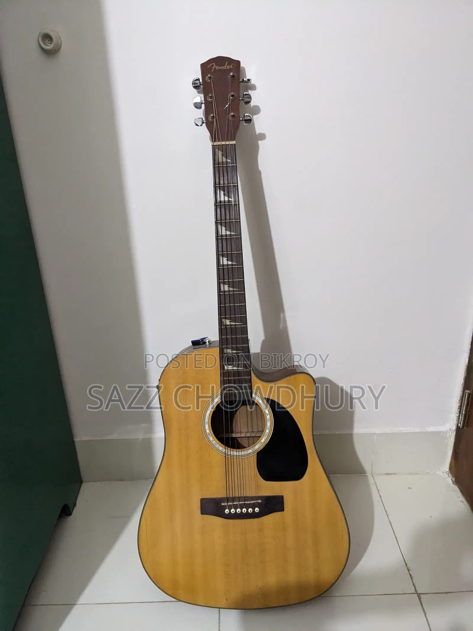 Fender Pm-6fresh Condition With Equalizer Installed