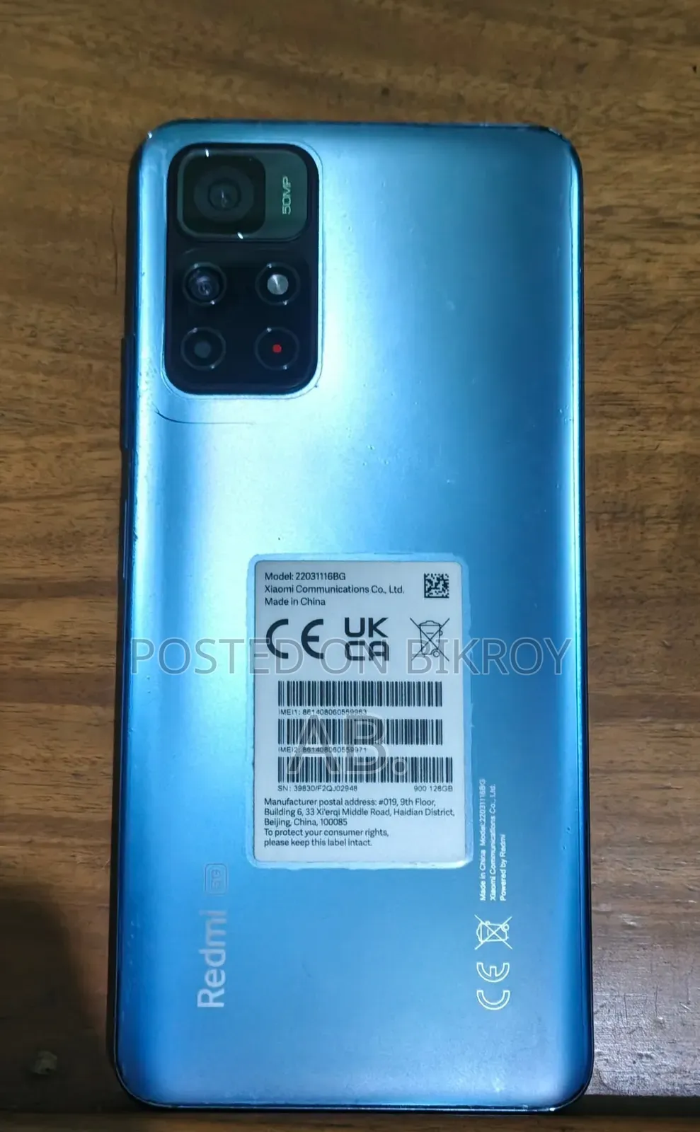 Xiaomi Redmi Note 11 128 GB Blue