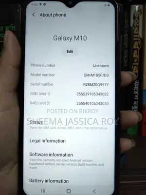 Samsung Galaxy M10 16 GB Blue