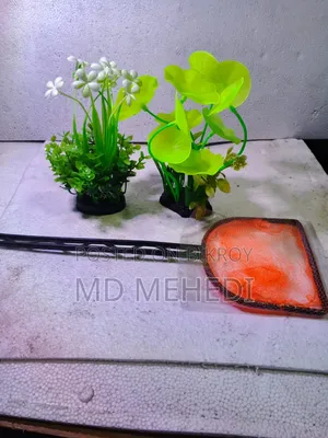 Aquarium Plants (Artificial) & Net Only 310 Taka