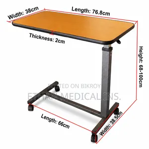 Adjustable Over Bed Food Table