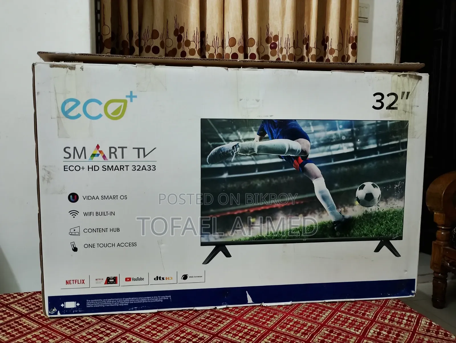 Lg Eco+ ৩২ ইঞ্চি স্মার্ট টিভি
