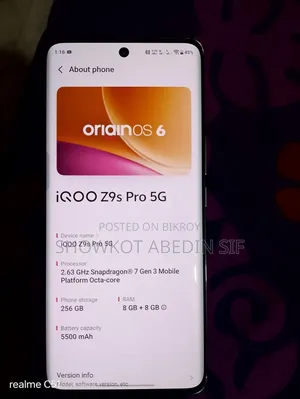 Vivo iQOO Z9s Pro 256 GB White
