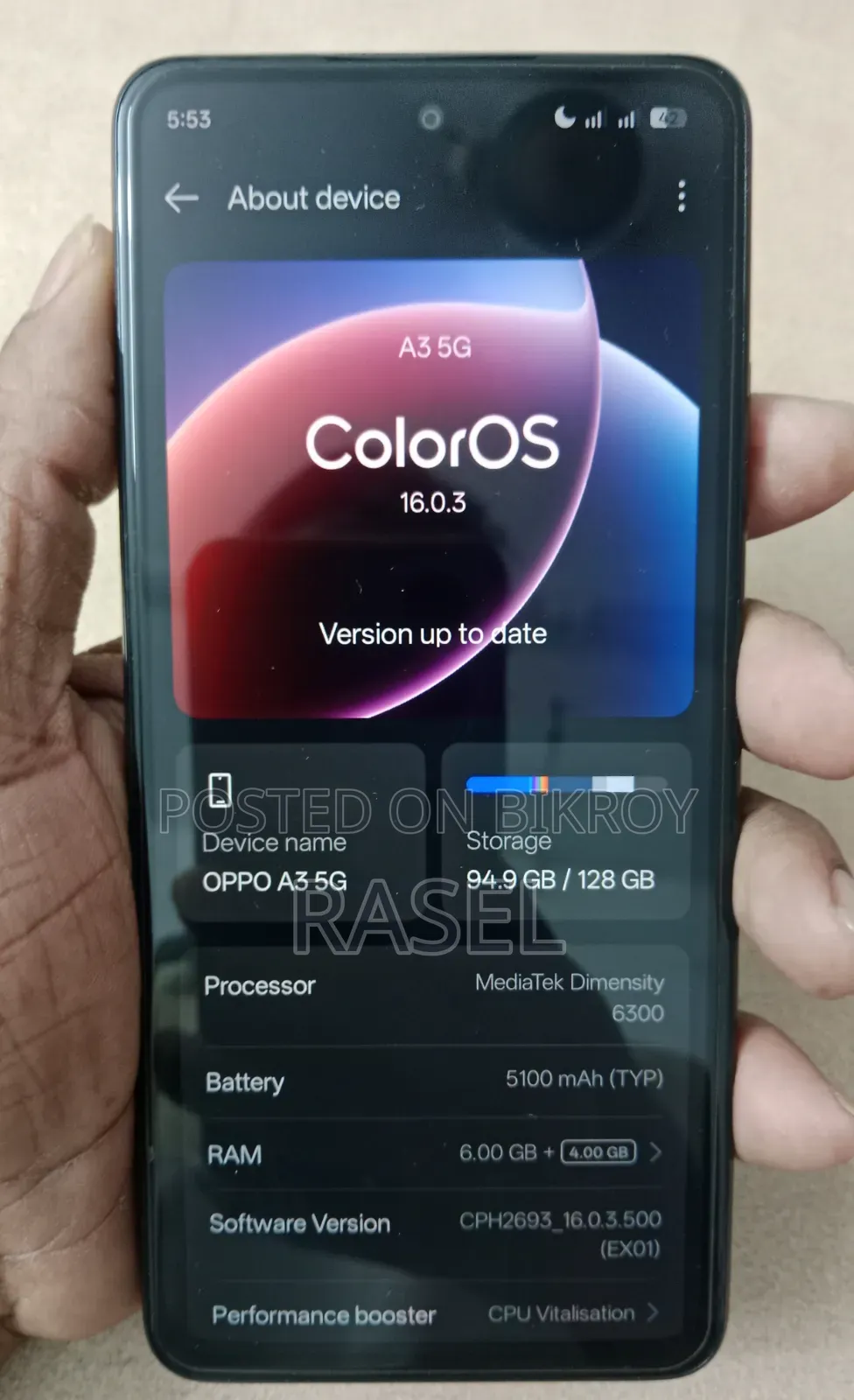 Oppo A3 Pro 5G 128 GB Purple