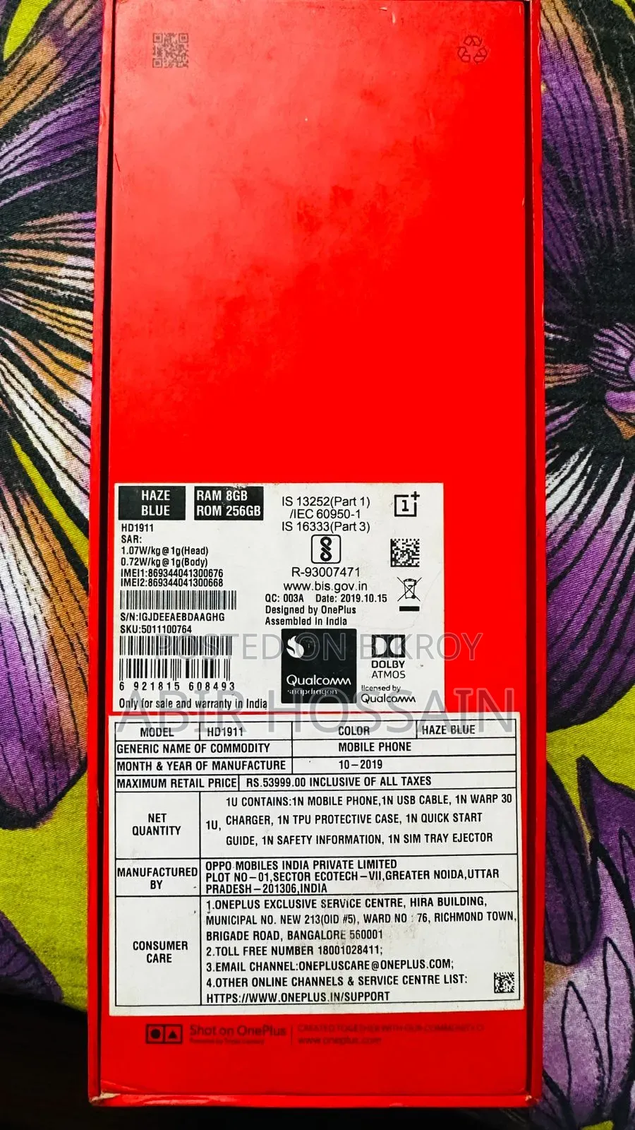 OnePlus 7T Pro 256 GB Blue