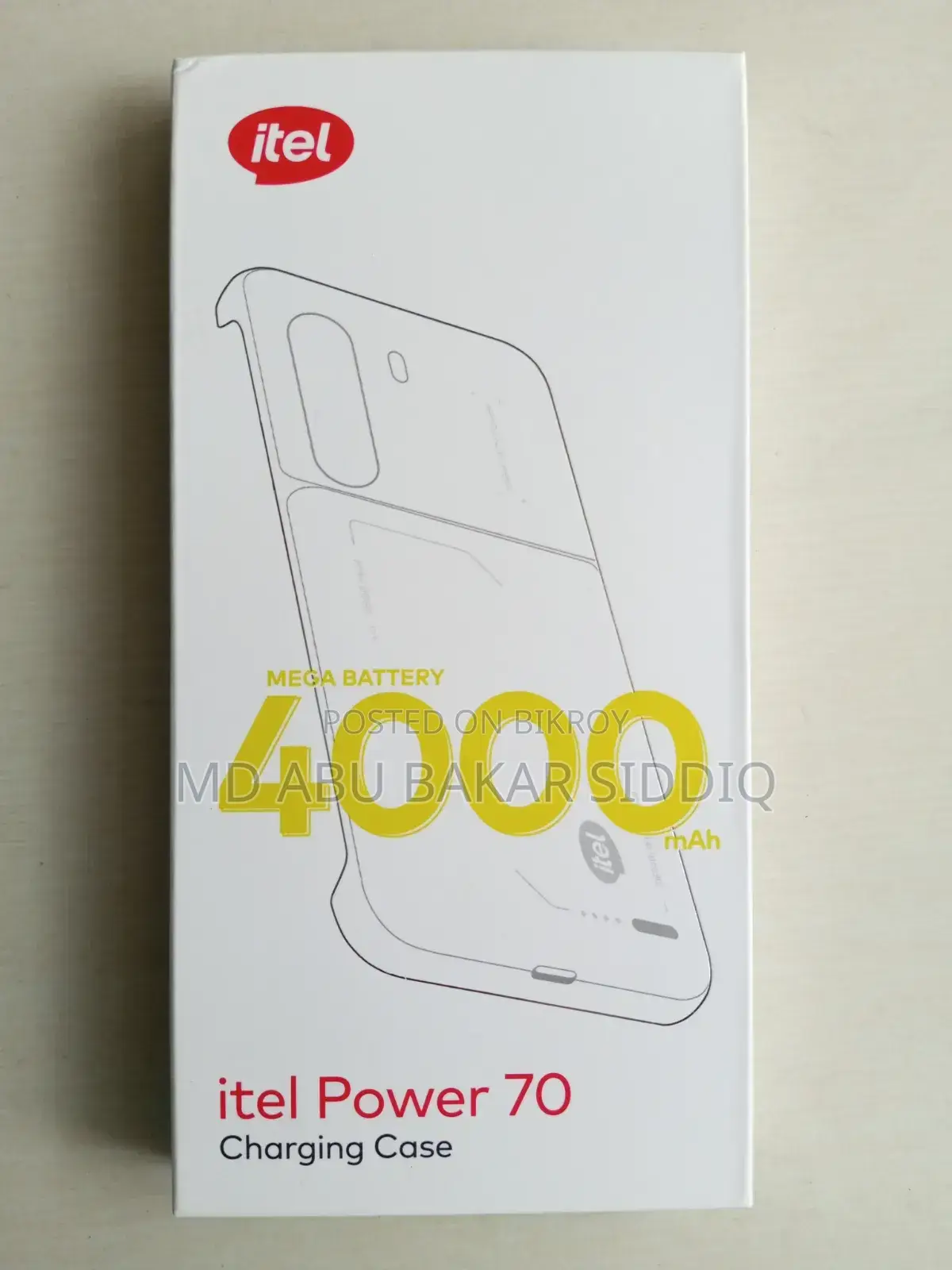 Itel Power 70 - 4000mAh Charging Case