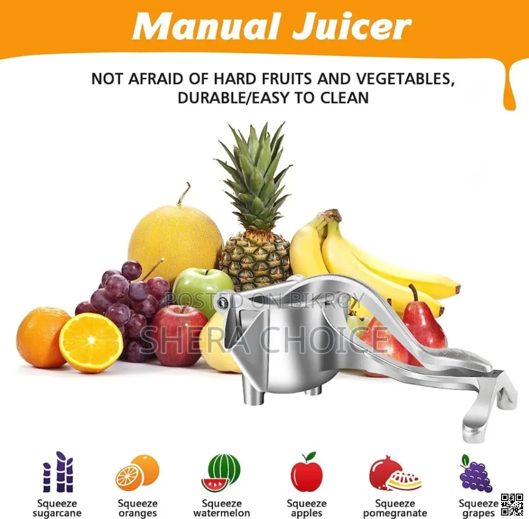 Aluminum Manual Hand Press Fruit Juicer