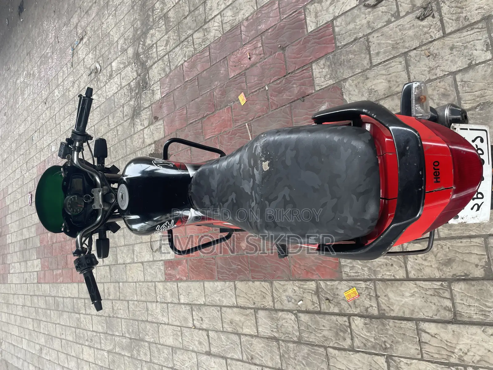 হিরো প্যাশন প্রো ২০১৬ রেড