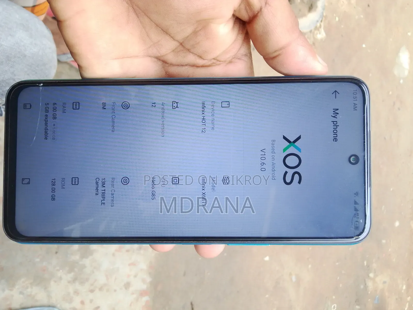 Infinix Hot 12 128 GB Blue