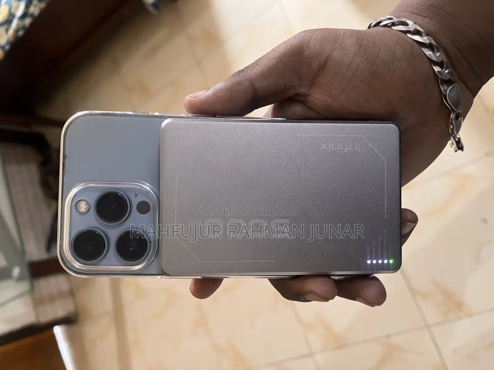 Infinix Magpower 5000mah Magnetic Wireless Power Bank