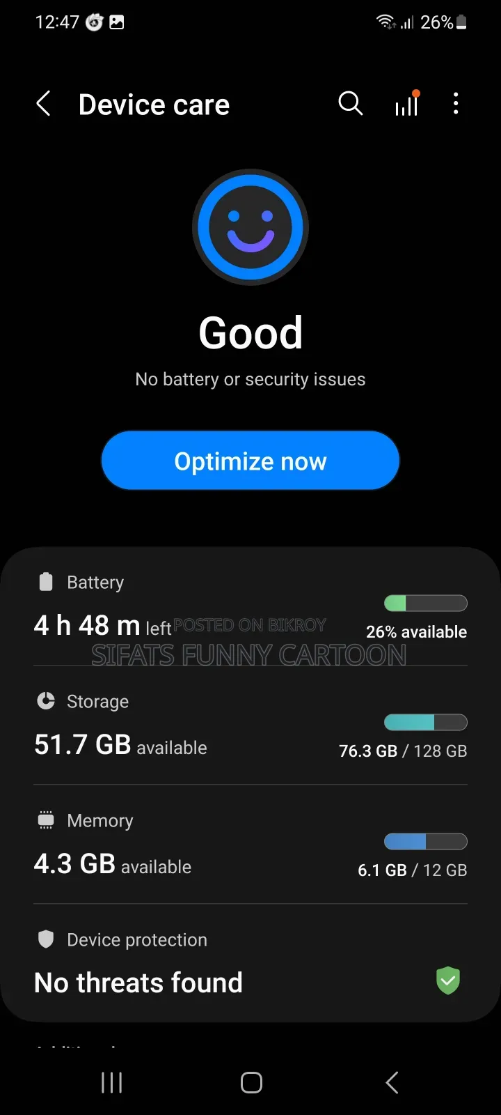 Samsung Galaxy S20 128 GB Black
