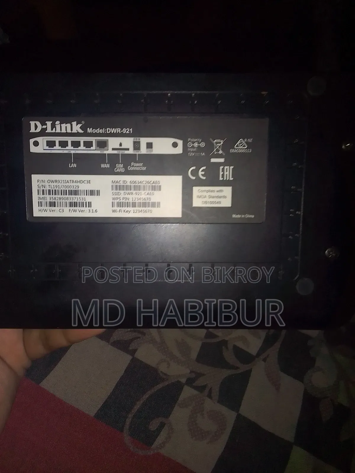 D Link Sim Card Router