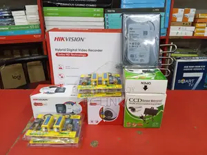 2 Pcs Full Hd Camera, 500gb Hdd Dvr Total Packages