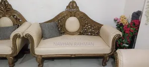 Mahogany Wood Sofa