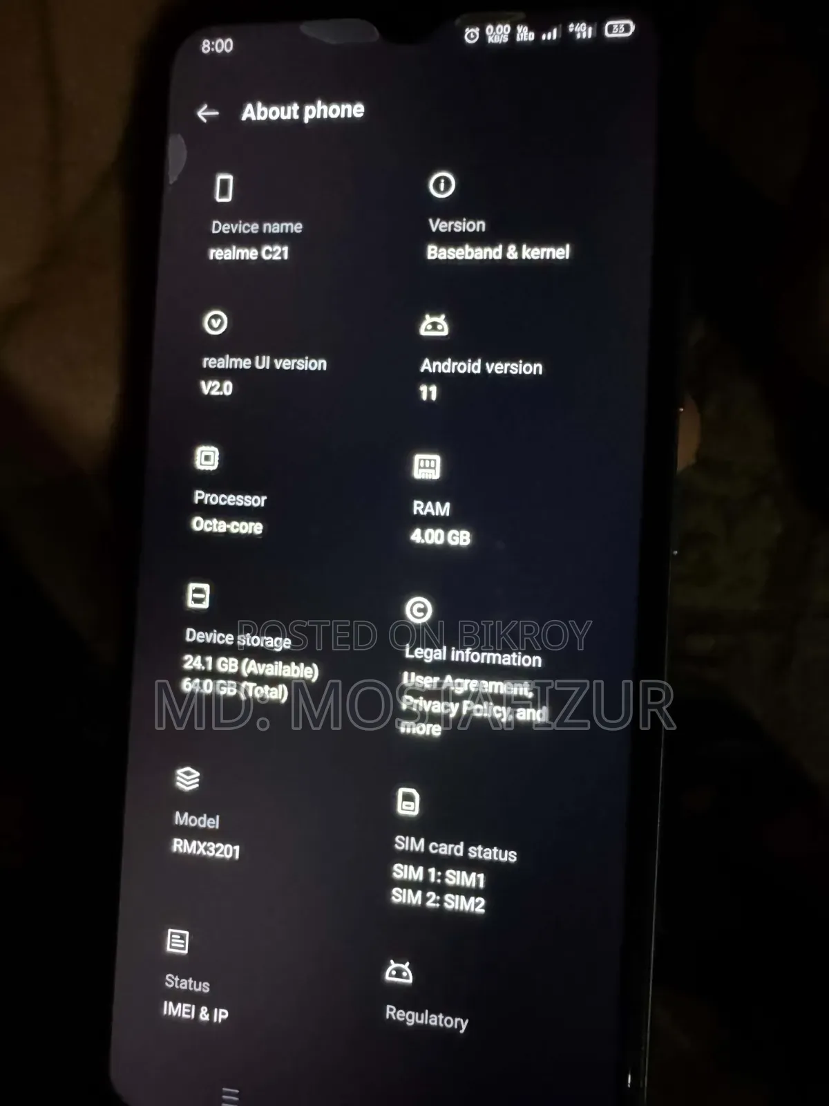 Realme C21Y 64 GB Silver