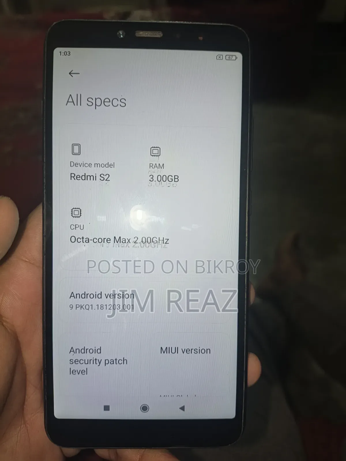 Xiaomi Redmi Y2 (S2) 32 GB Black