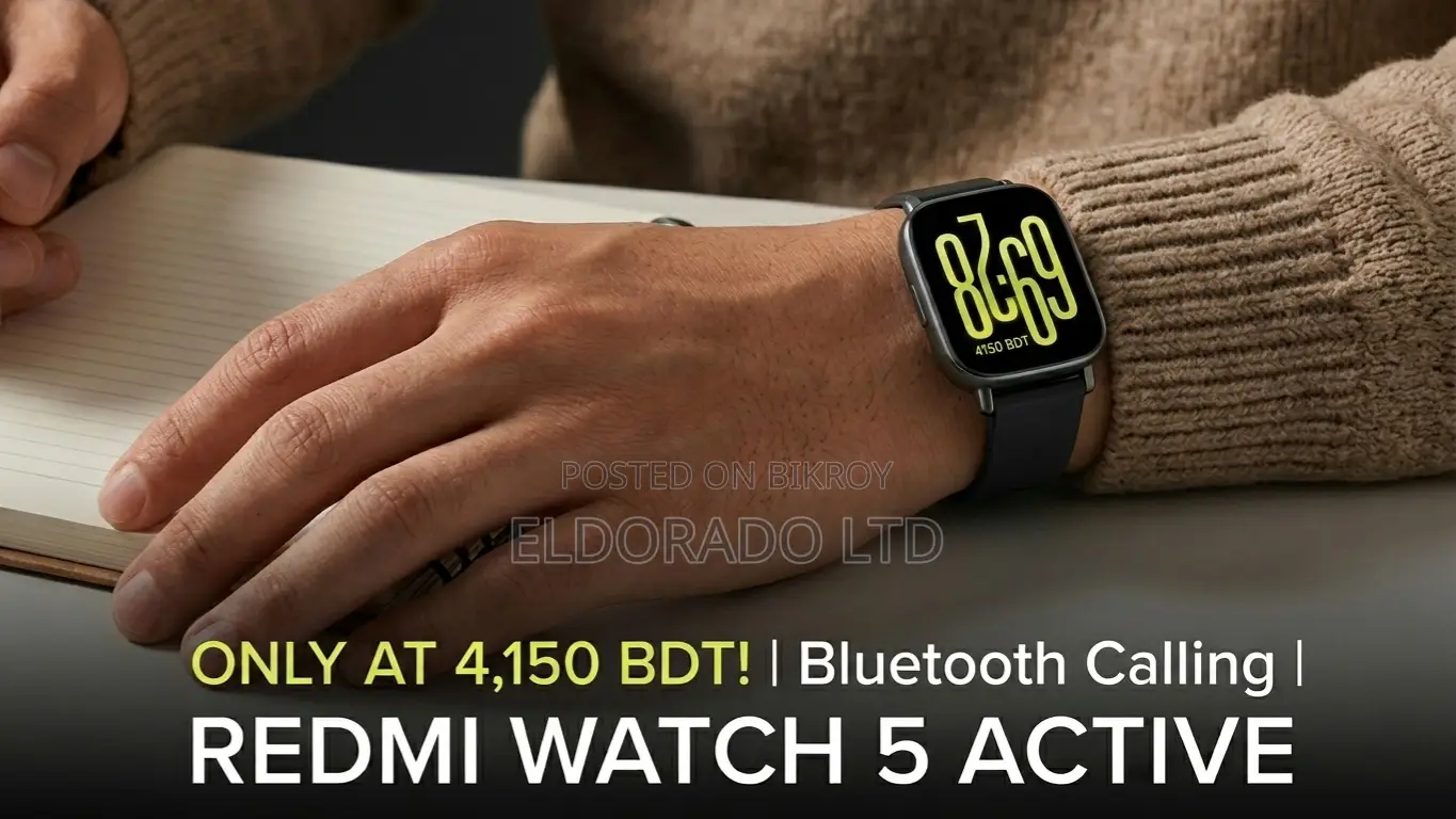 Redmi Watch 5 Active Only At 4,150 Bdt! | Bluetooth Calling Smart