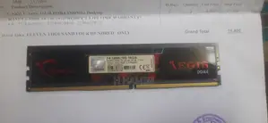 G.Skill Aegis 16gb Ddr4 3200mhz Desktop Ram