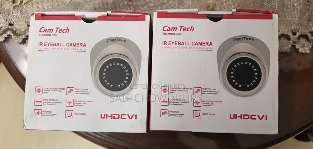 2 Camtech Ir CCTV Uhd Camera Nightvision