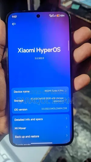 New Xiaomi Redmi Turbo 4 Pro 256 GB Black