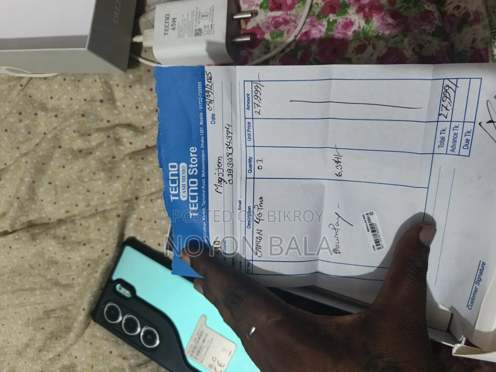 New Tecno Camon 40 256 GB Green