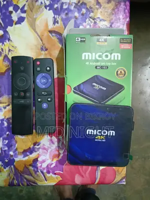 Micom Smart Tv Box (Not Working) + 2 New Remote