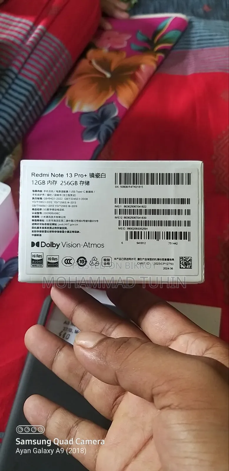 Xiaomi Redmi Note 13 Pro+ 256 GB White