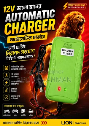 ১২-ভোল্ট ১২০এএইচ অরিজিনাল চায়না চার্জার