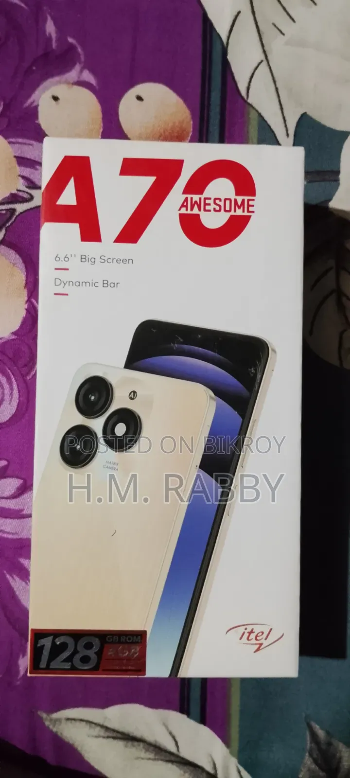 Itel A70 128 GB Blue