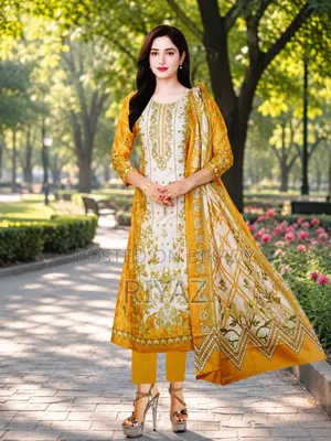 Anabia Exclusive | Biuli Gold Style Long 3pcs Dress