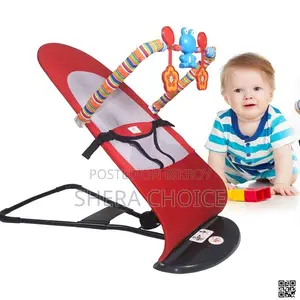 Baby Bouncer Chair With Toysoft Seat, Folding Design Fun Rocking Fee