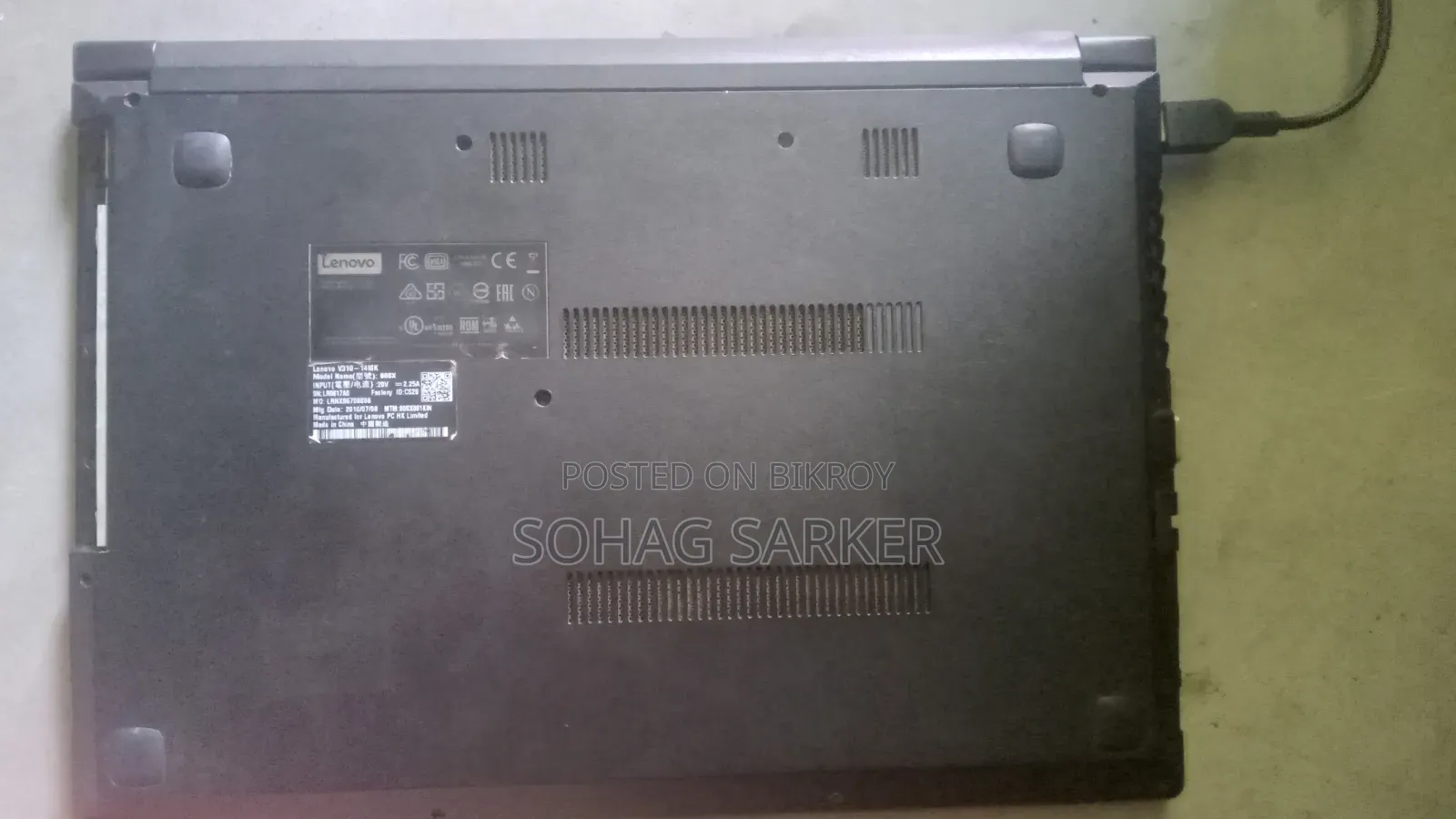 ল্যাপটপ Lenovo V310 4GB Intel Core I5 SSD 128GB
