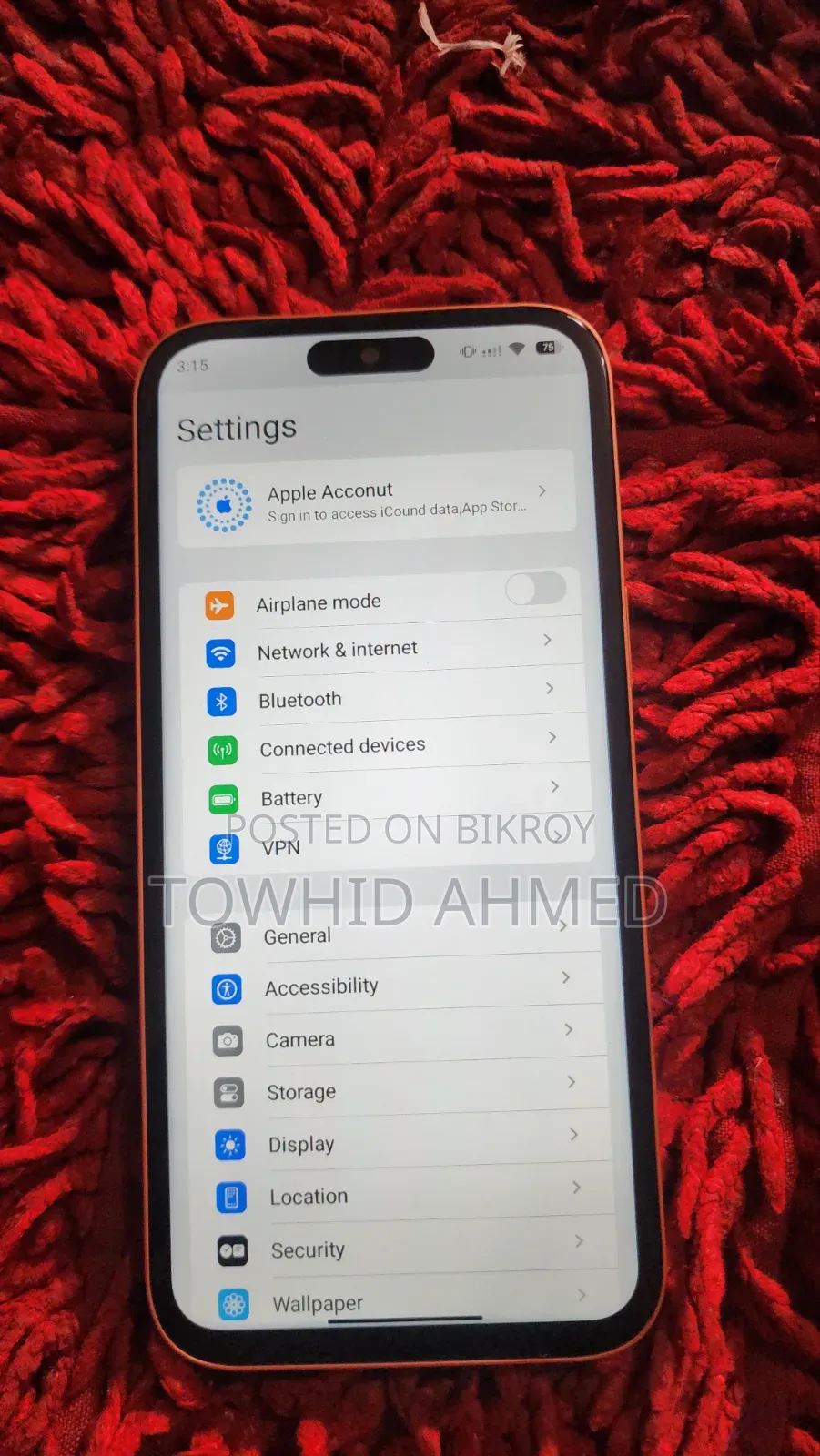 New Apple iPhone 17 Pro Max 1 TB Orange