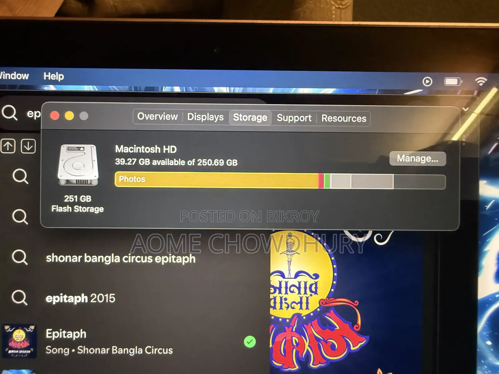 Laptop Apple MacBook 2016 8GB Intel Core M3 SSD 256GB