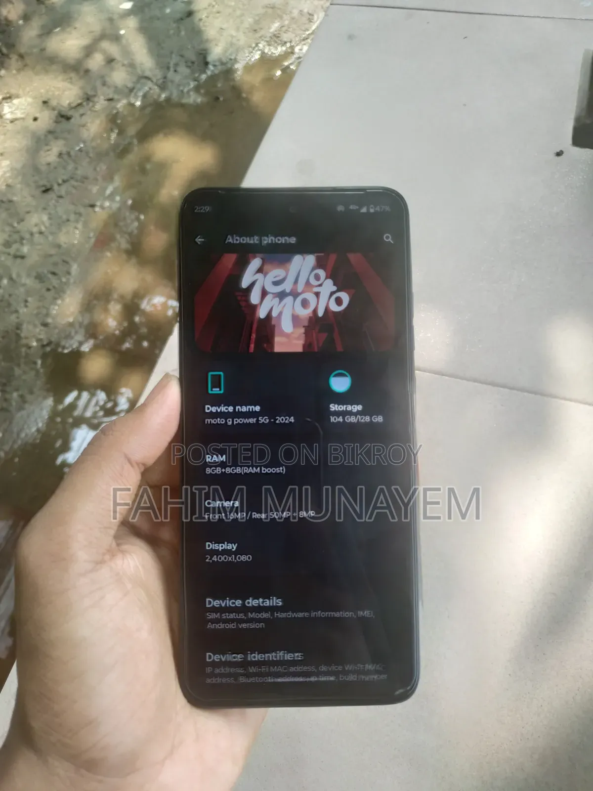 Motorola Moto G Power (2025) 128 GB Black