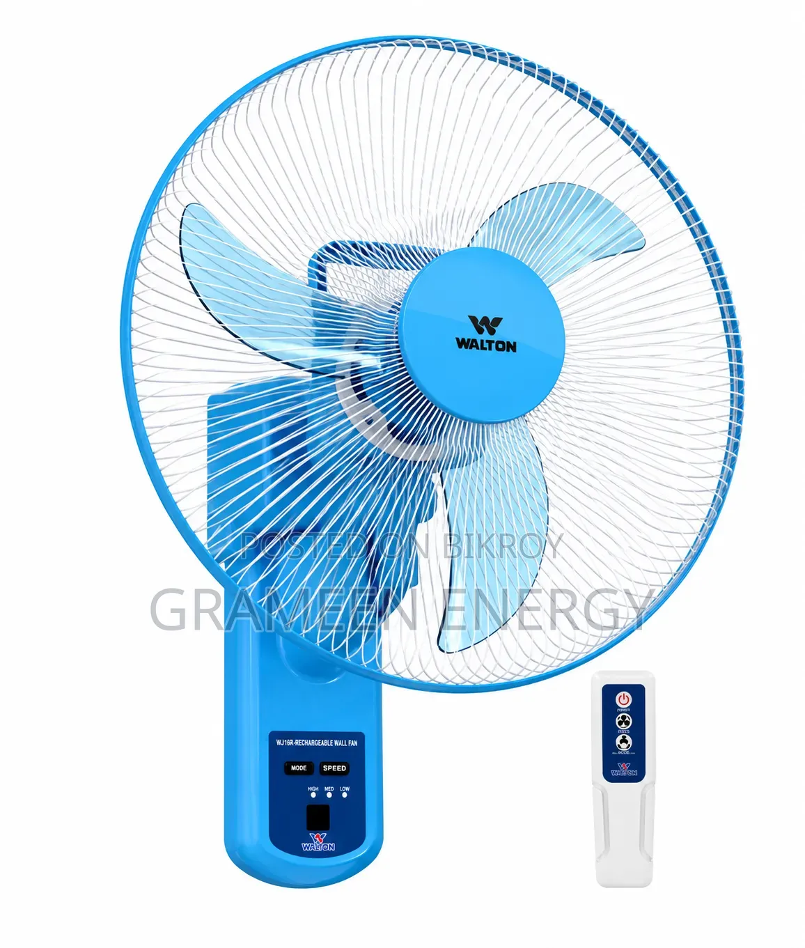 Walton Wall Moving 16" Remote Control Fan