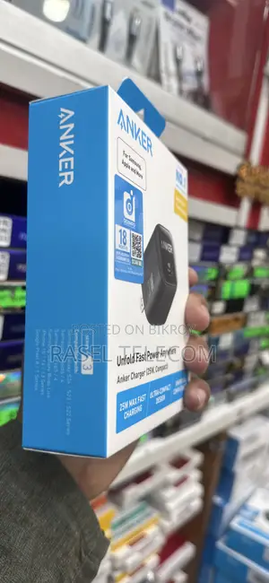 Anker 25w Compact Fast Charger (18 Months Warranty) - Brand New